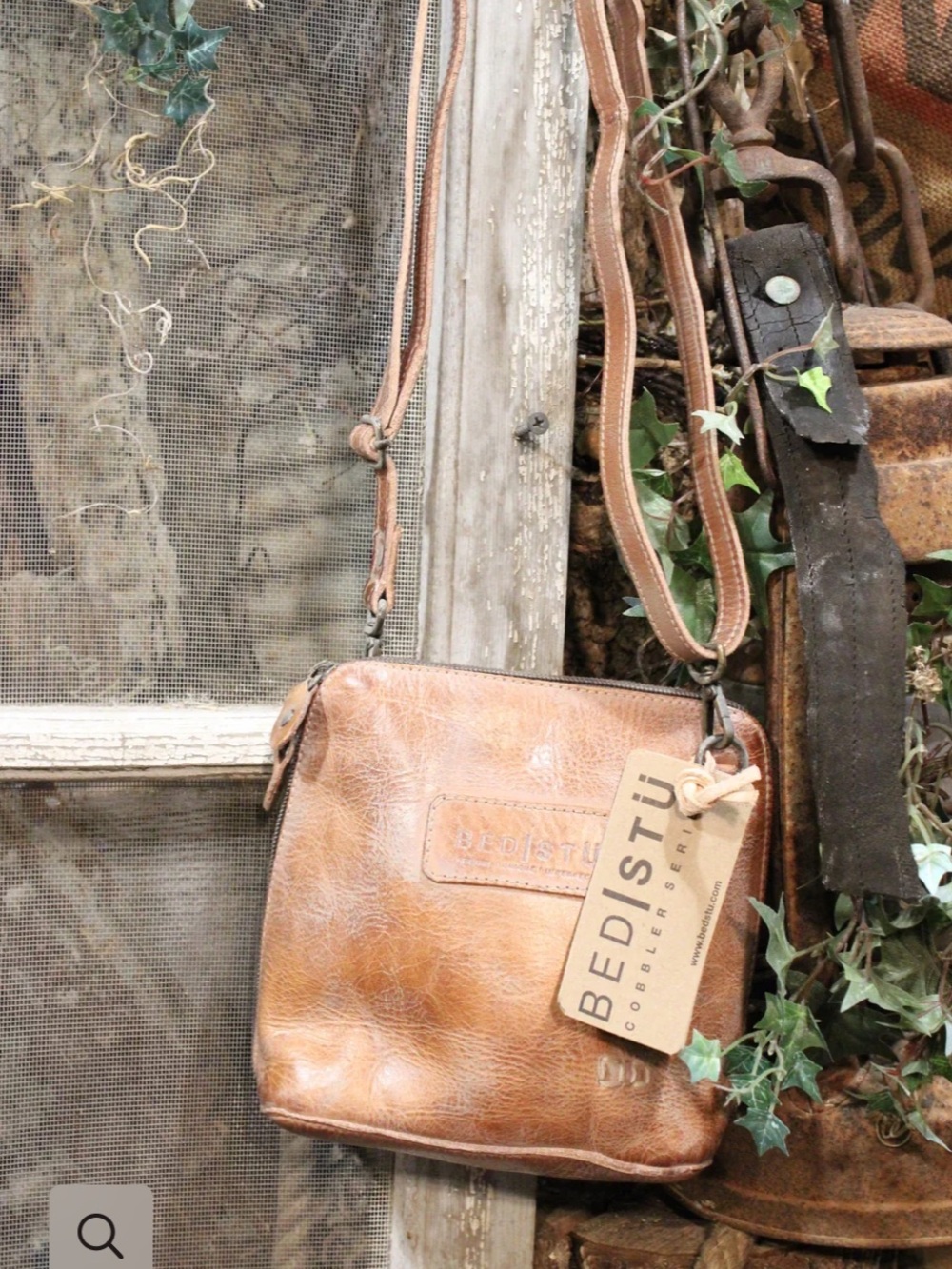 Bed Stu Leather Ventura Crossbody Bag Nectar Lux